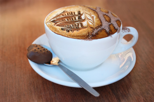Chocolate Heart with Coffee