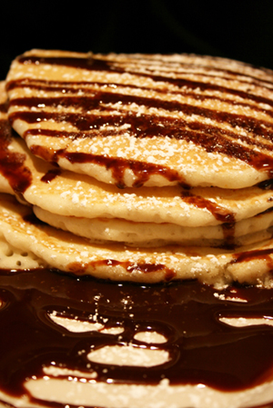 Chocolate Chocolate Pancakes