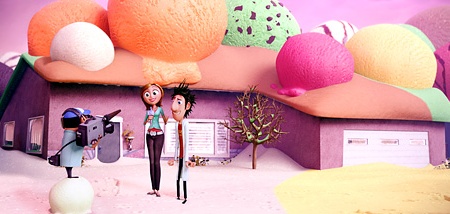 Cloudy with a Chance of Meatballs is in theaters now