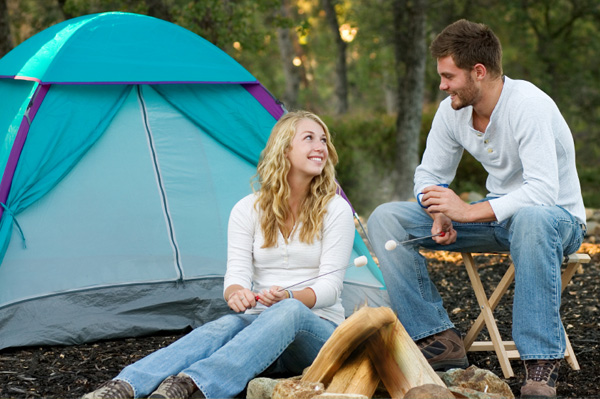 Couple Camping