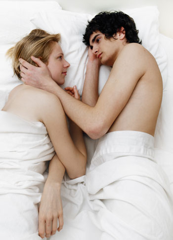Couple in Bed Have you ever heard anyone say that women can't have sex like