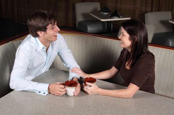 Couple on Cofee Date