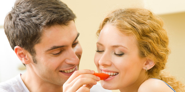 Couple with Tomato