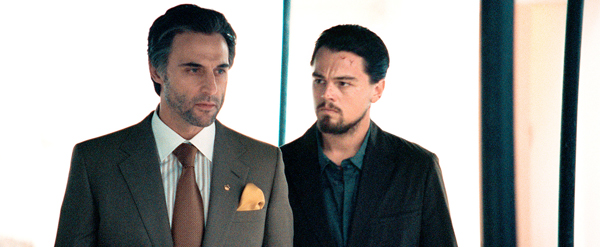 Leonardo DiCaprio and Mark Strong form a bond