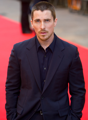 At the premiere, Bale seemed unnerved