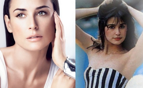From poolside pin up to glamour icon, Demi's cornered the makeover market