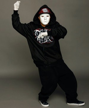 Jabbawockeez strikes a pose