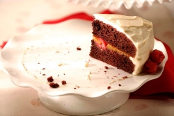 Red Satin Cake