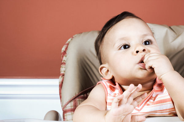 Baby in High Chair