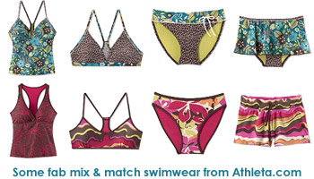 Bikinis and tankinis from Athleta.com