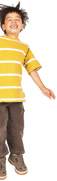 Boy jumping