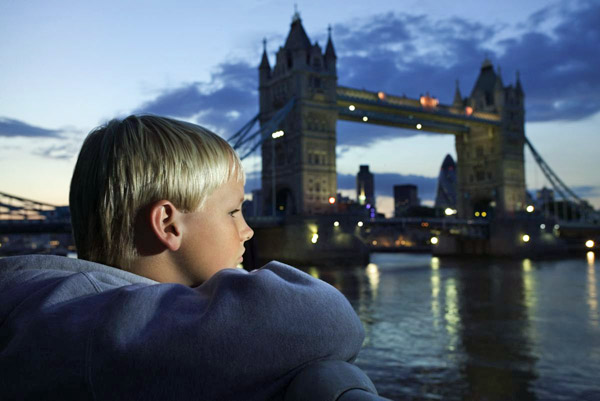 Boy with autism - in England