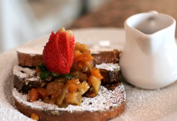 French Toast with Orange Apricot Syrup