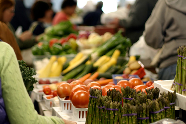 Busy Farmer's Market