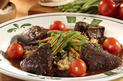 Chianti braised short ribs