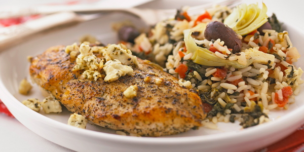 Greek Chicken and Rice