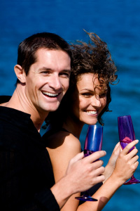 Couple on a Cruise Ship