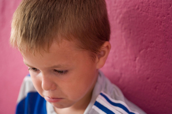 Dissapointded Little Boy