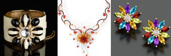 Floral jewelry