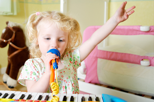 Little Girl at Piano