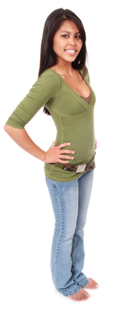 Woman with Good Posture