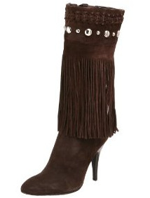 Fringe boots