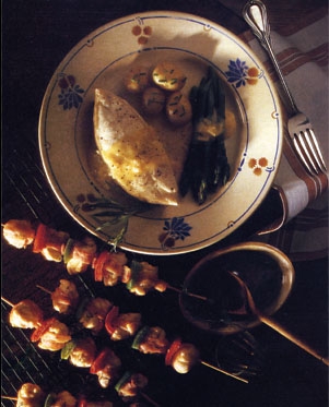 Halibut with shallot butter