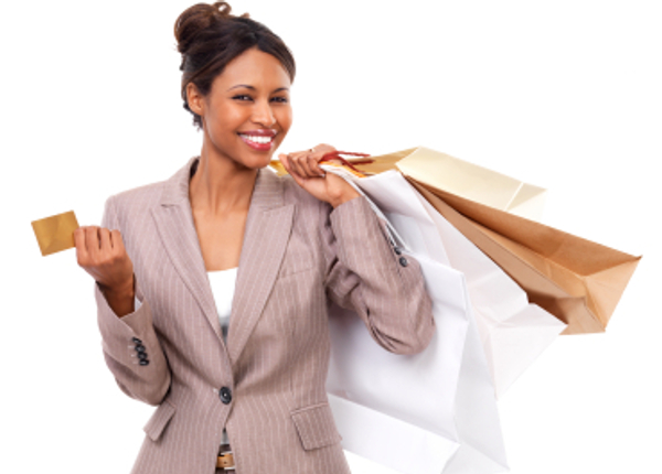 Woman shopping