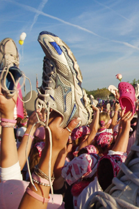 Raising Shoes in Honor