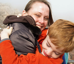 Boy with autism