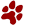 red dog paw icon
