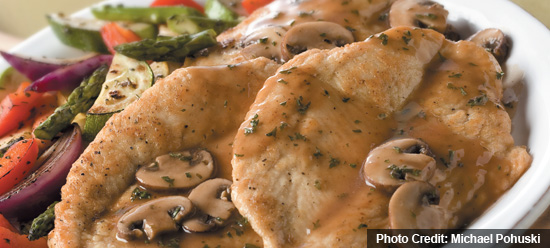 Portobello-Tarragon Chicken