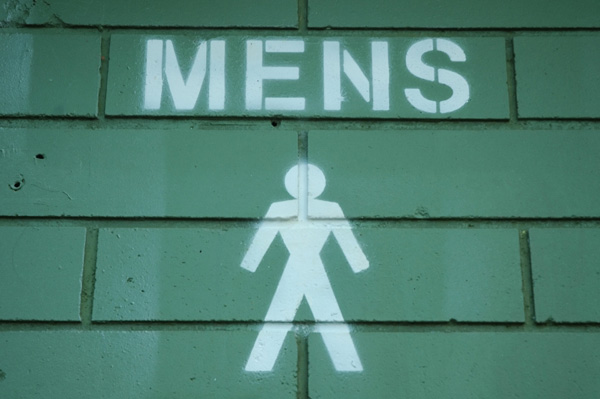 Sign for Men's Room