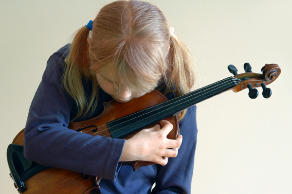 Tween with Violin