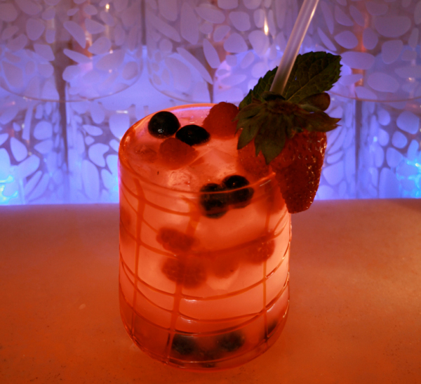 Mixed berry batida