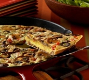 Mushroom frittata