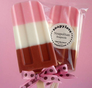 Neapolitan soapsicle