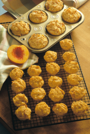 Nectarine bran muffins
