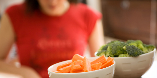 Woman Preparing Healthy Food