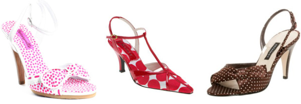 Polka dot shoes
