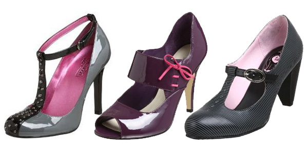 Purple and Gray Shoes