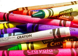 reuse your old crayons