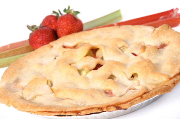 Strawberry rhubarb pie