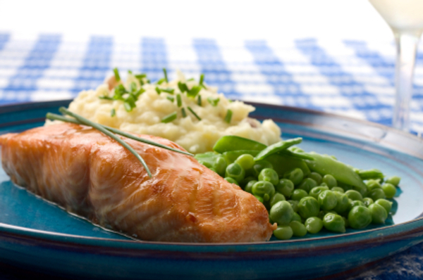 Salmon dinner
