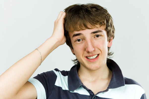 Awkward 18 Year-Old Boy