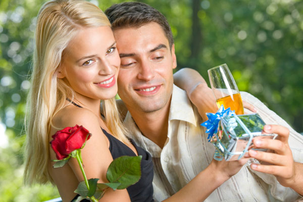 Couple with Gift