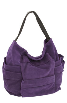 Suede hobo