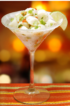 Scallop ceviche