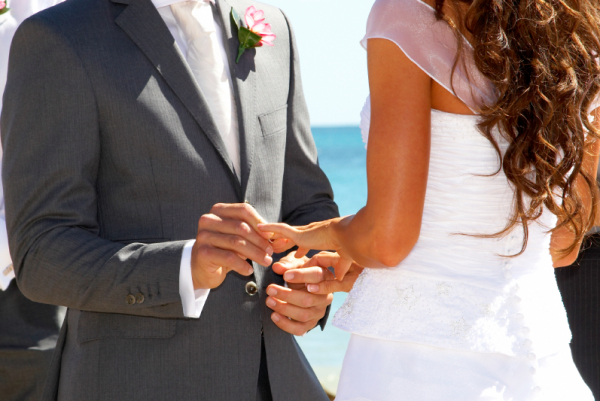 Wedding - bride and groom