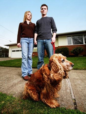 Couple with Dog